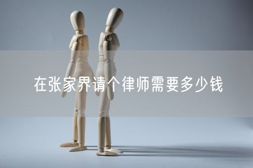 在張家界請(qǐng)個(gè)律師需要多少錢(qián)