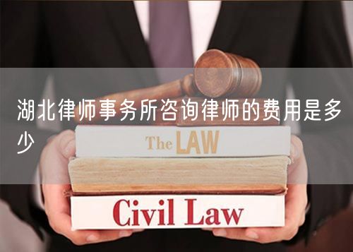 湖北律師事務所咨詢律師的費用是多少